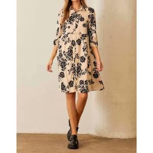 chinese dress ladies Cecilia Natural Embroidered Dress Polagram  Lena Layne